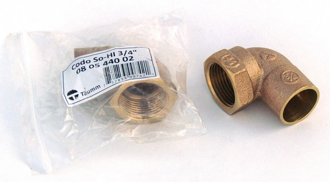 Codo So-HI 3/4" Bolsa