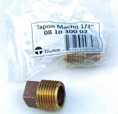 Tapón Macho 1/2" Bolsa