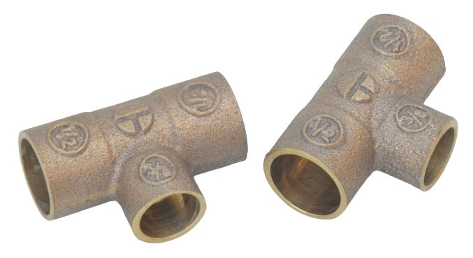 Tee So 1/2" x 1/2" x 3/8"