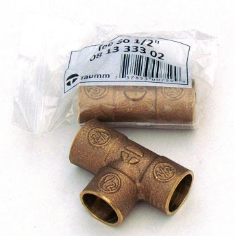 Tee So-So-So 1/2" Bolsa