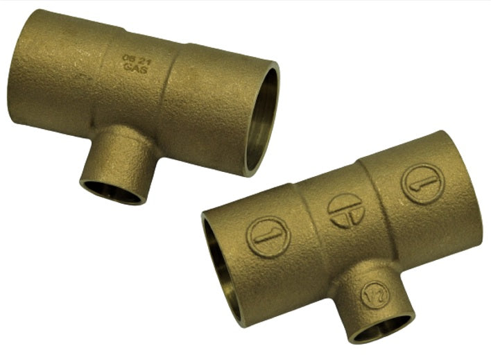 Tee So 1 x 1 x 1/2" - GAS