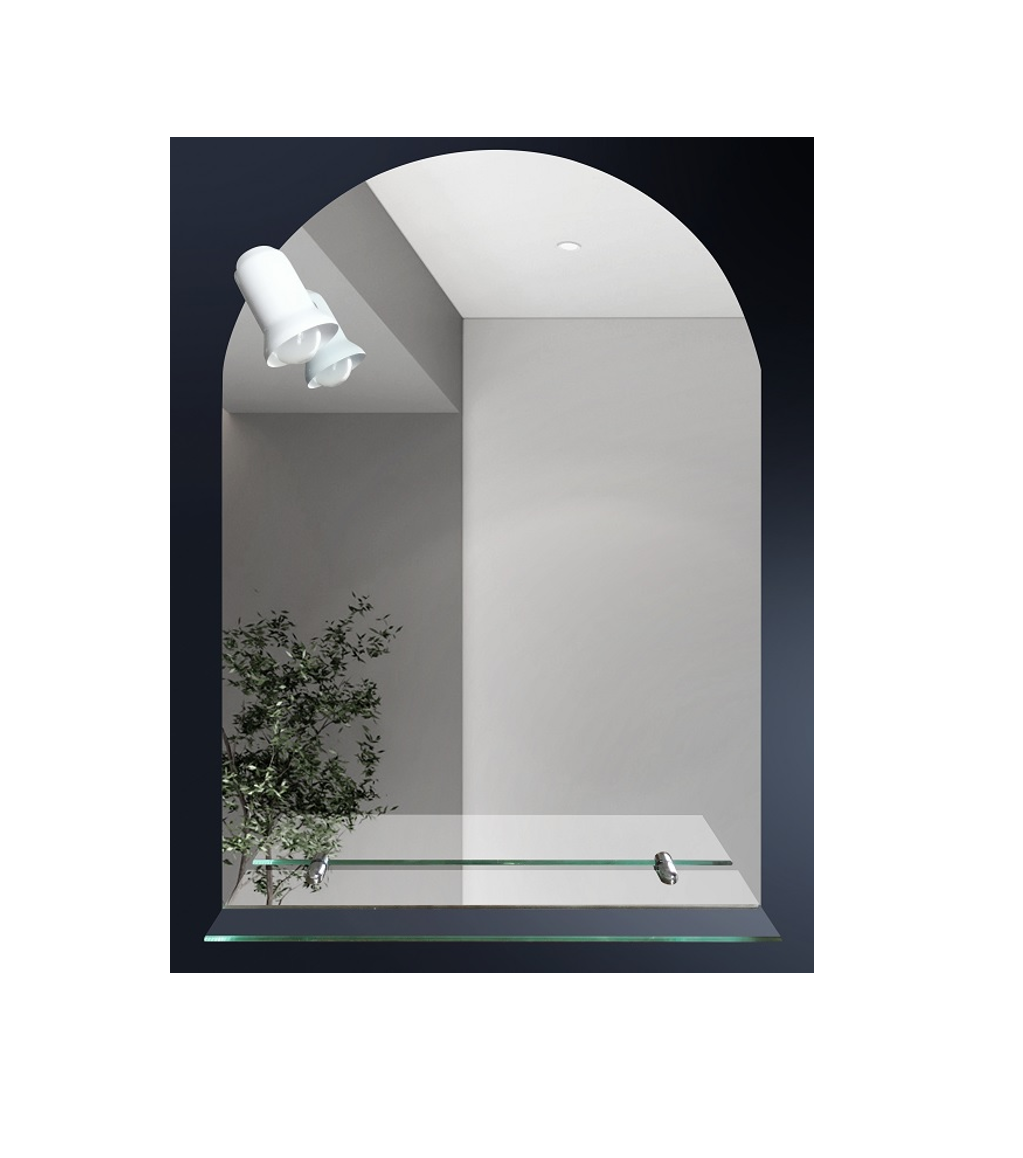 Espejo 50x70 Ret-1/2 Pt. /Repisa y luz