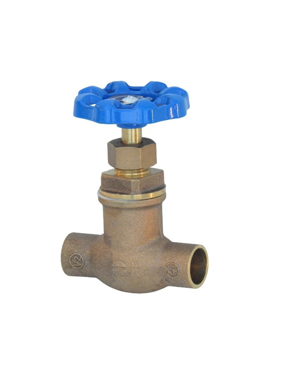 Llave Paso Cuello Muy Alto 1/2" Bronce