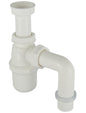 Sifón 1.1/4" Plástico con Codo Salida