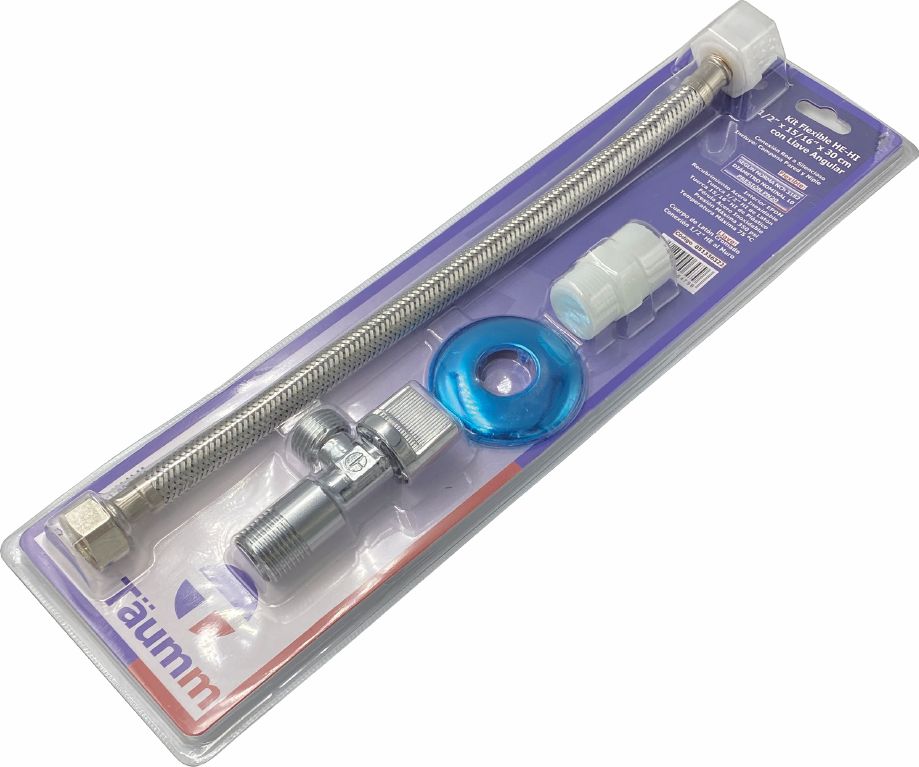 Flexible /Llave Angular1/2" x7/8" 25 cm
