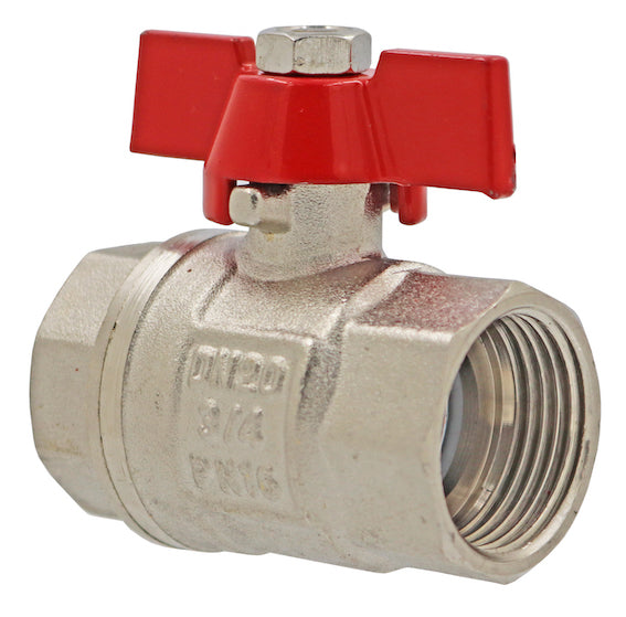 Válvula Bola HI-HI 3/4 Manilla Mariposa