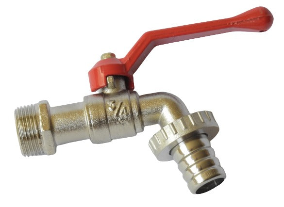 Llave Bola Jardín/Lavadero 3/4" - Zamak