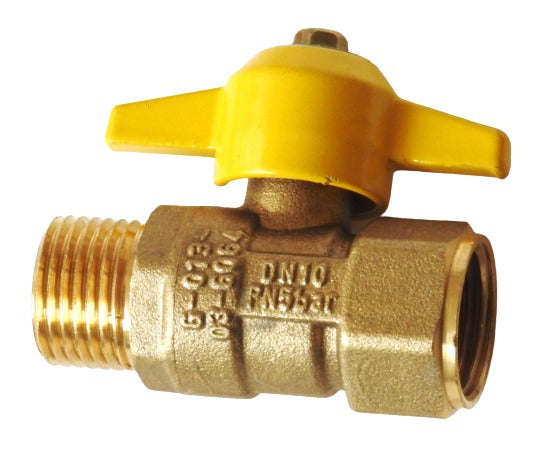 Llave Paso para Gas HI-HE 1/2"