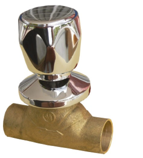 Llave Paso So Campana Cromada 1/2"