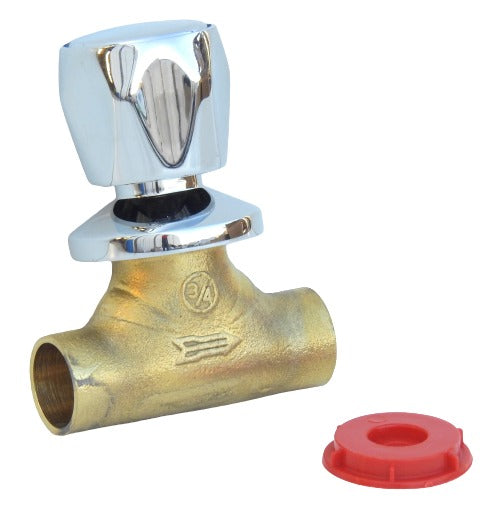 Llave Paso So Campana Cromada.3/4"