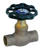 Llave Paso Cuello Alto 1/2" Bronce