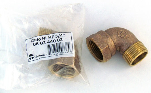 Codo HI-HE 3/4" Bolsa