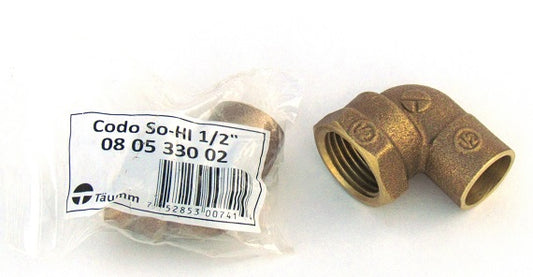 Codo So-HI 1/2" Bolsa