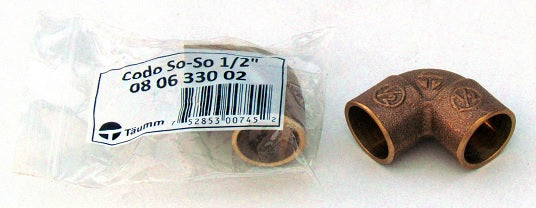 Codo So-So 1/2" Bolsa