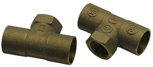 Tee So-So-HI 3/4x3/4x1/2" - GAS