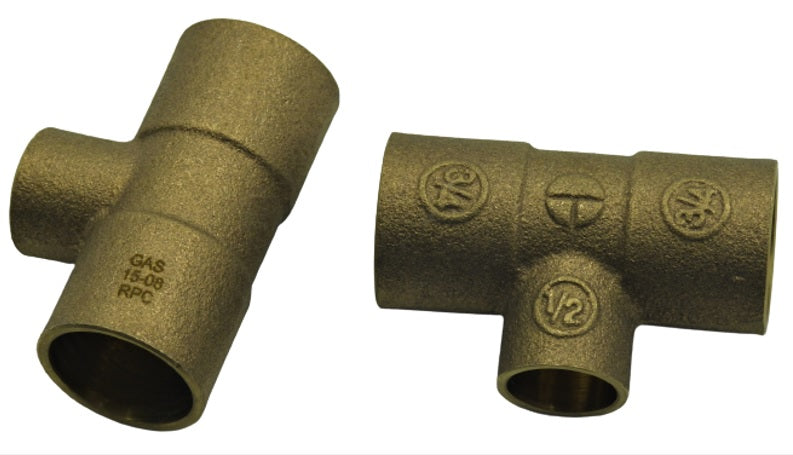 Tee So 3/4" x 3/4" x 1/2" - GAS