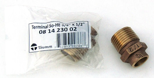 Terminal So-HE 3/8" x 1/2" Bolsa