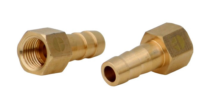 Cachimbo Recto HI 1/4" con Espiga 3/8"