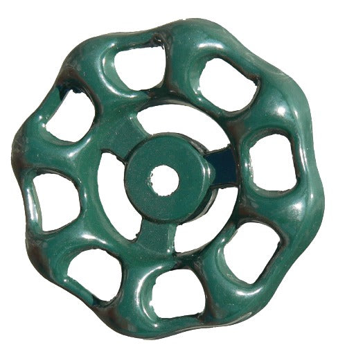Manilla Aluminio Llave Paso 1/2" Verde