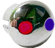 Marca Color Cromada Base 6,8 mm