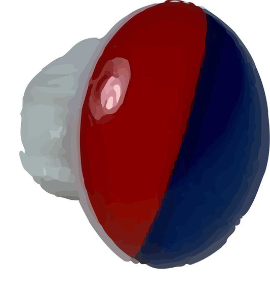 Marca Color Rojo/Azul Base 6,8 mm