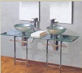 Cubierta 2 Bowls 140x60 4 Patas y Barras