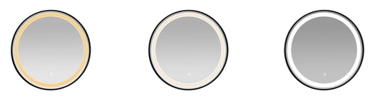 Espejo Circ 60 cm Led Triple, Bord.Metal