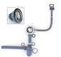 Set Desagüe 3.1/2" c/ T.Rebalse y Sifón