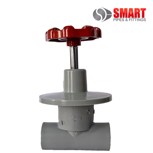 LLAVE DE PASO MET ROJO CORT | CERTIFICADA – 20mm
