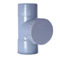 TEE REGISTRO SANITARIO GRIS – 75mm