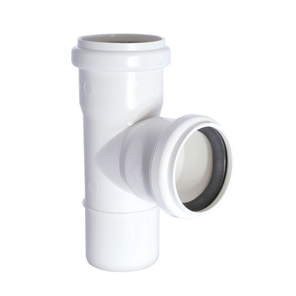 TEE SANITARIO BLANCO – 40 x 40mm