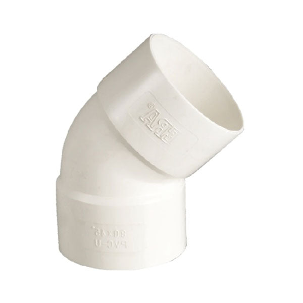 CODO 80mm x 45º