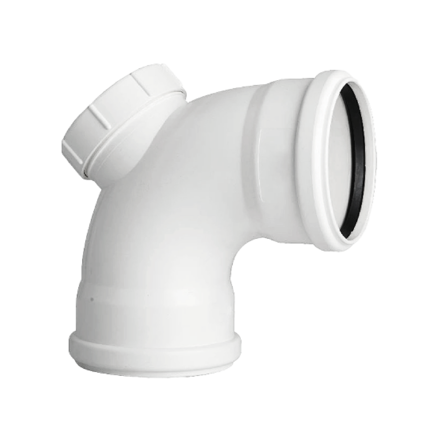 CODO REGISTRO DOBLE ORING SANITARIO BLANCO – 160mm