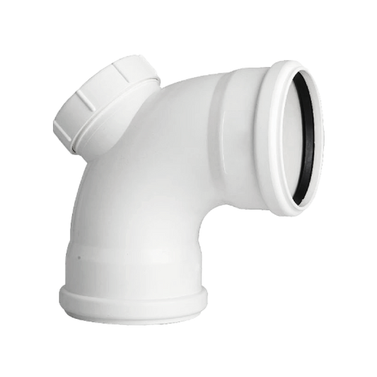 CODO REGISTRO DOBLE ORING SANITARIO BLANCO – 160mm