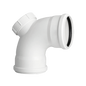CODO REGISTRO DOBLE ORING SANITARIO BLANCO – 160mm