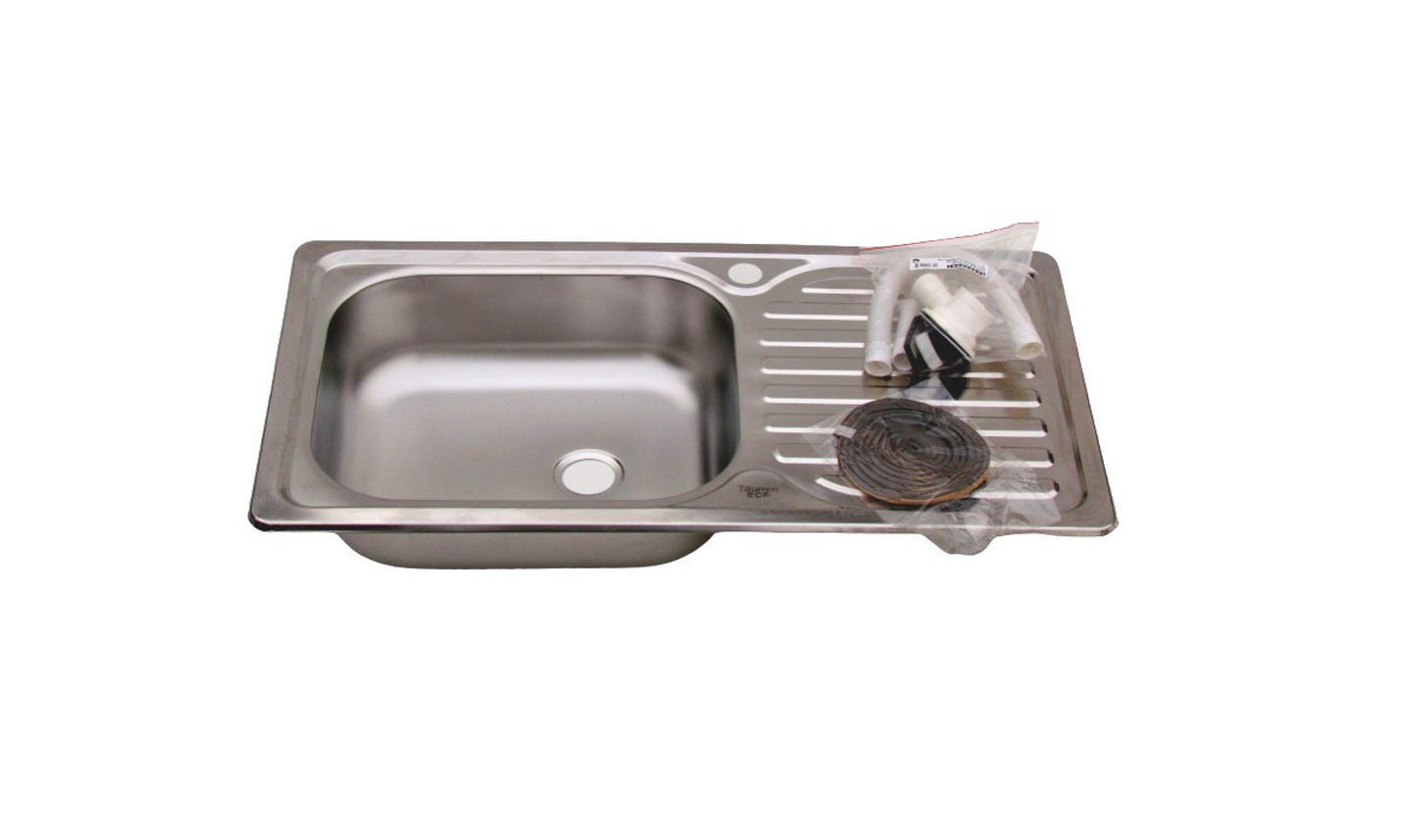 Lavaplatos 80x44 Empot Eco p/MM SecDer Desag