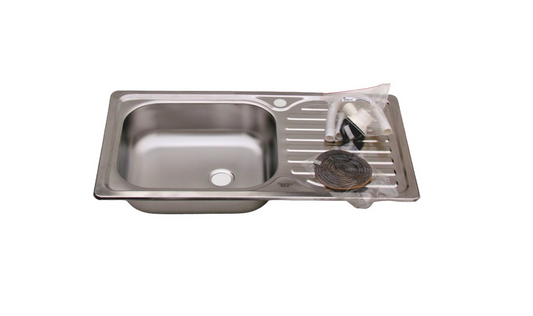 Lavaplatos 80x44 Empot Eco p/MM SecDer Desag
