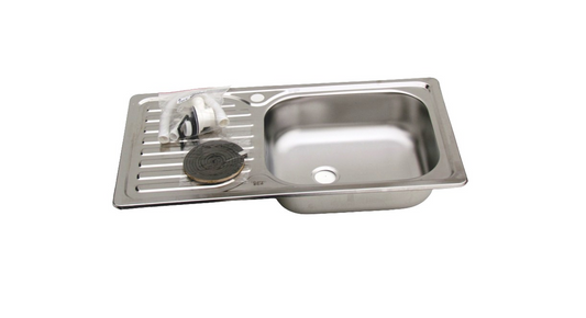 Lavaplatos 80x44 Empot Eco p/MM SecIzq Desag