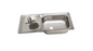 Lavaplatos 80x44 Empot Eco p/MM SecIzq Desag