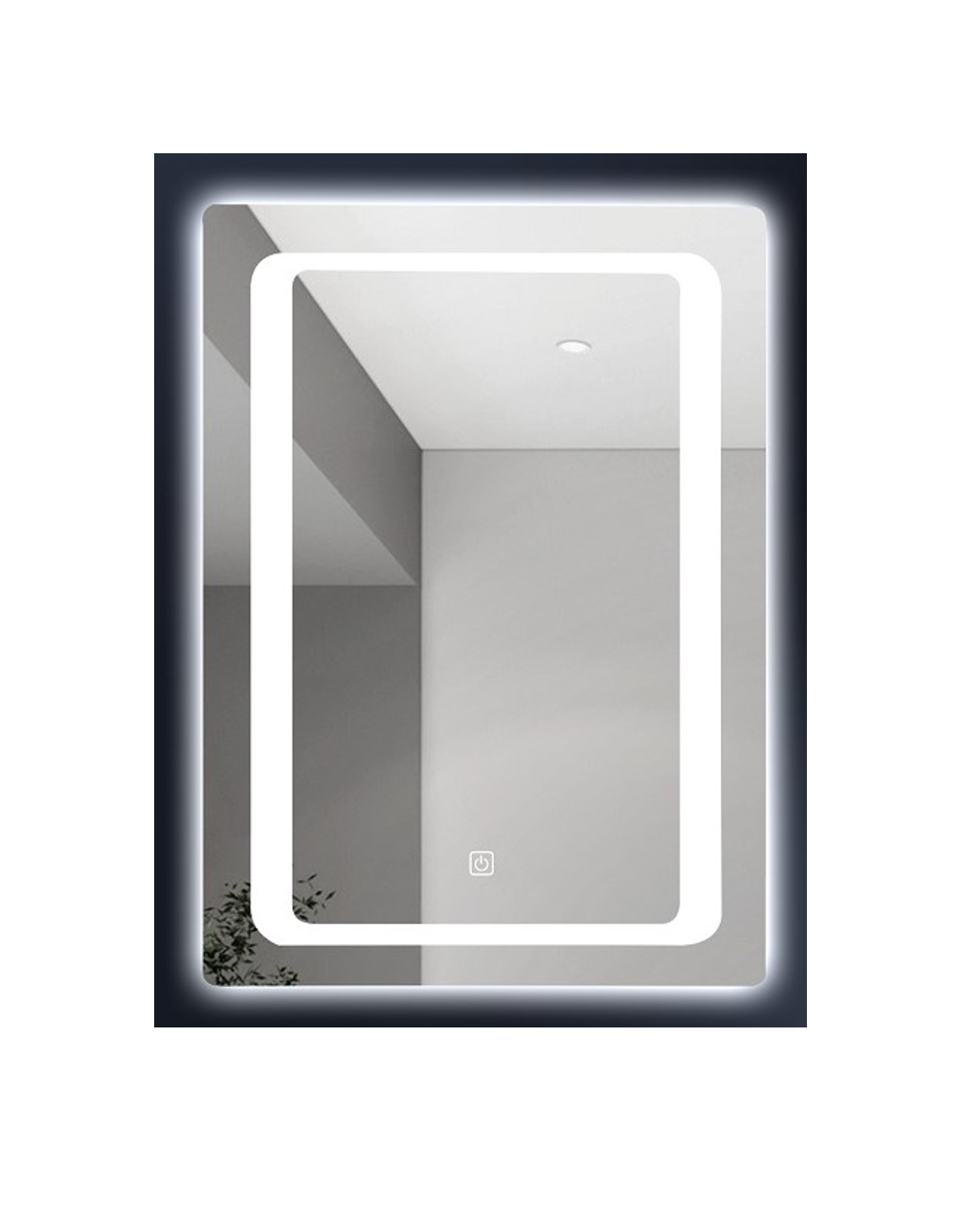 Espejo 70x50 Rectang. c/luz Led Contorno