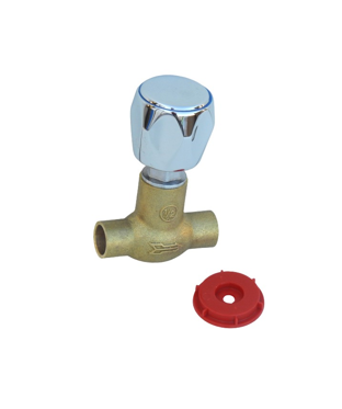 Llave Paso So Superior Cromado 1/2"