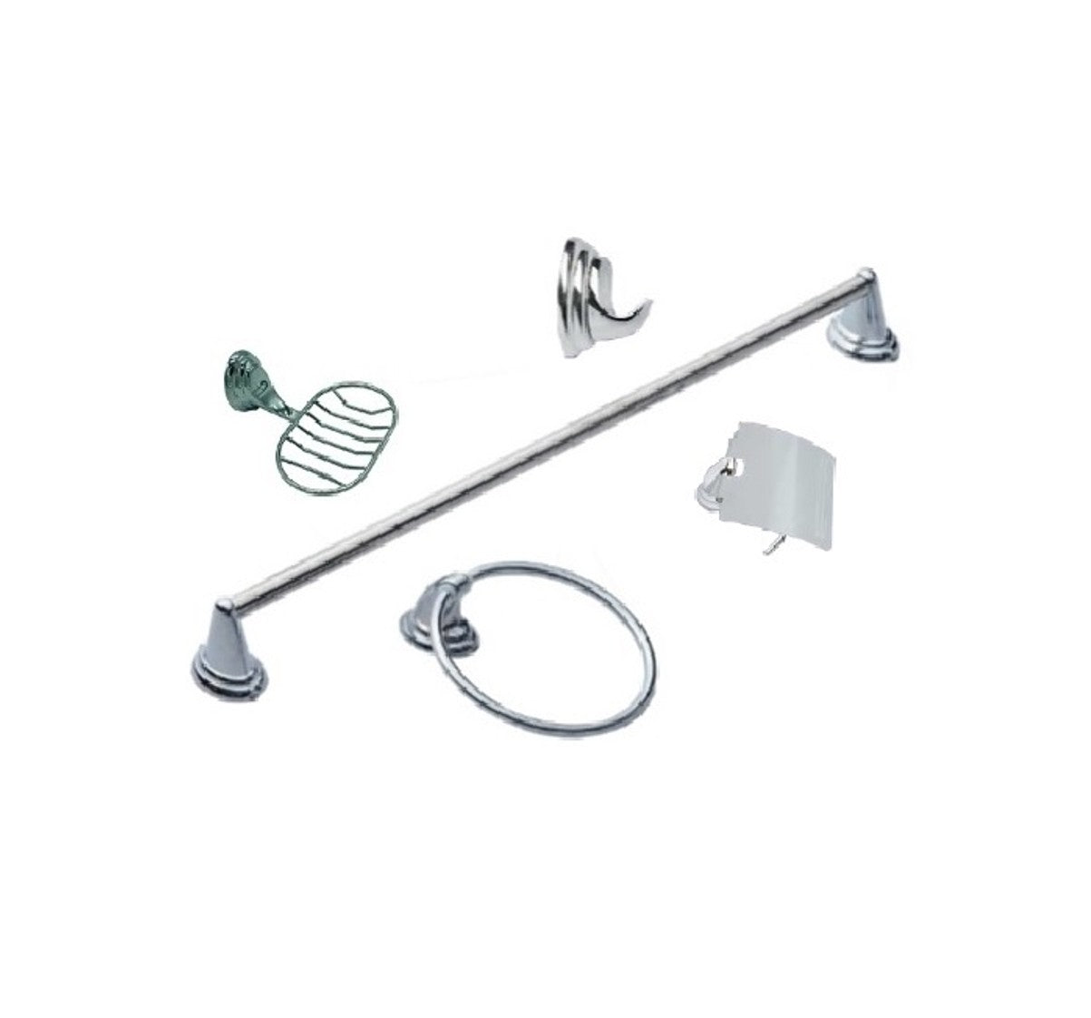 Set Accesorios Baño 5 piezas Colomba