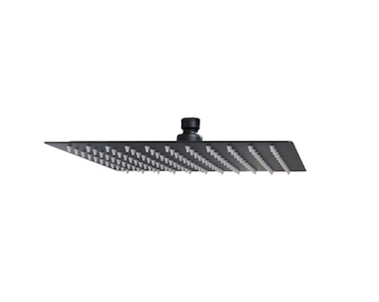 Plato Ducha Cuadrado 10" Schwarz