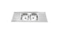 Lavaplatos180x50 (2B+2S) Sobreponer p/MMando