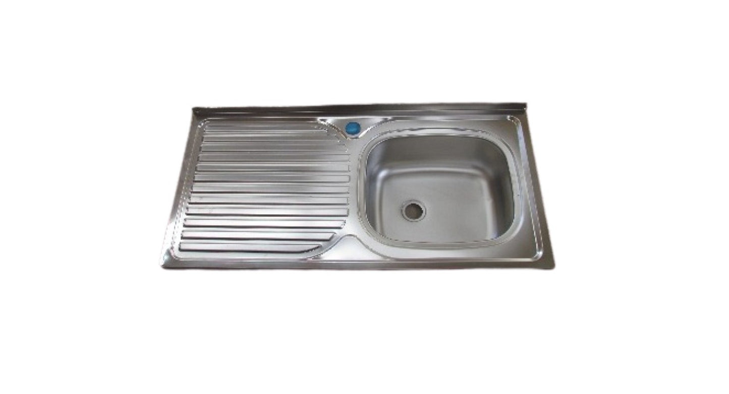 Lavaplatos.100x50 304 Sobrep p/Comb SecIzq